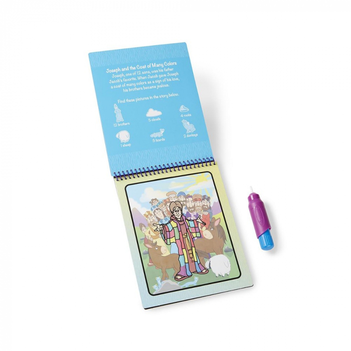 Carnet de colorat Melissa and Doug Apa Magica Povesti din Biblie [2]