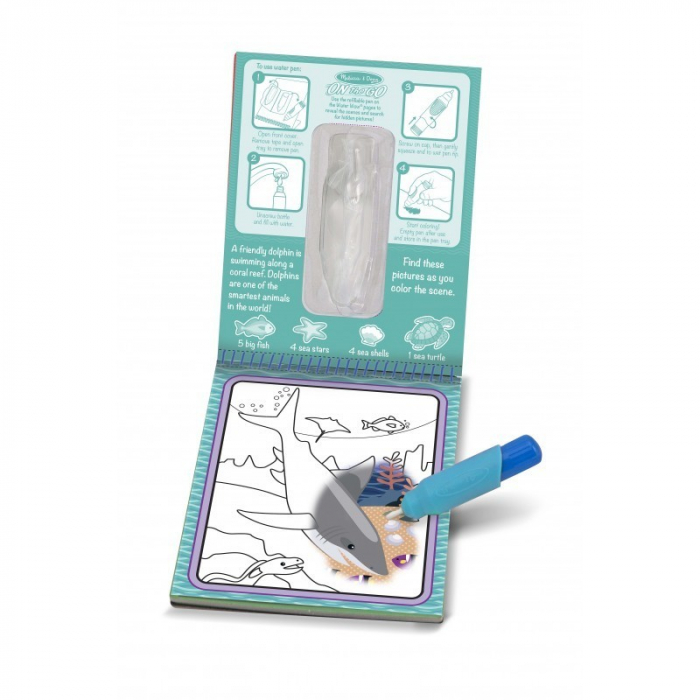 Carnet de colorat Melissa and Doug Apa Magica Oceanul [2]