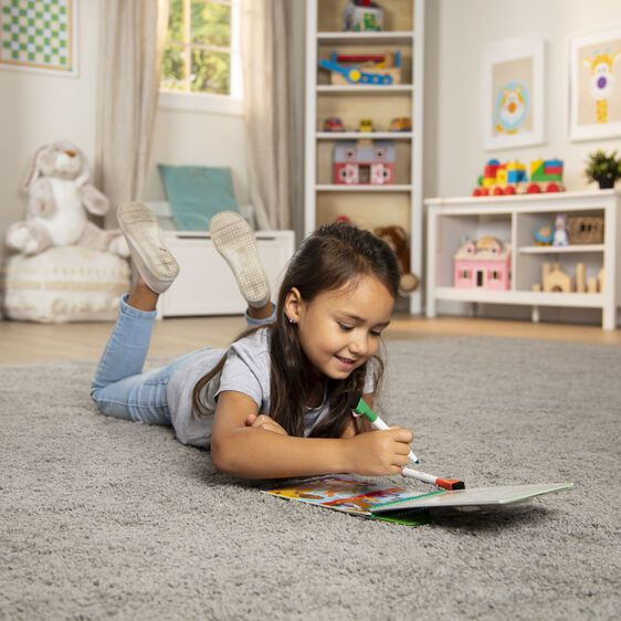 Carnet reutilizabil cu activitati si jocuri Animale -Melissa And Doug [2]