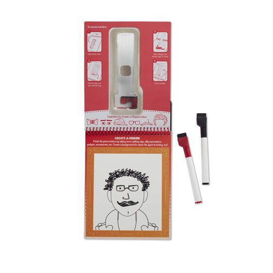 Carnet reutilizabil cu activitati si jocuri Spionaj-Melissa And Doug [2]