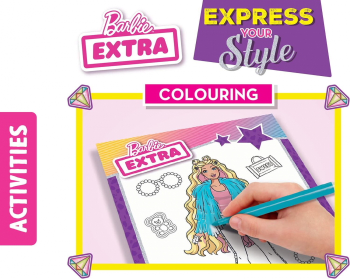 Carte de colorat cu activitati Barbie - Stilul tau [3]