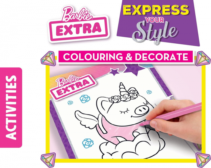Carte de colorat cu activitati Barbie - Stilul tau [2]