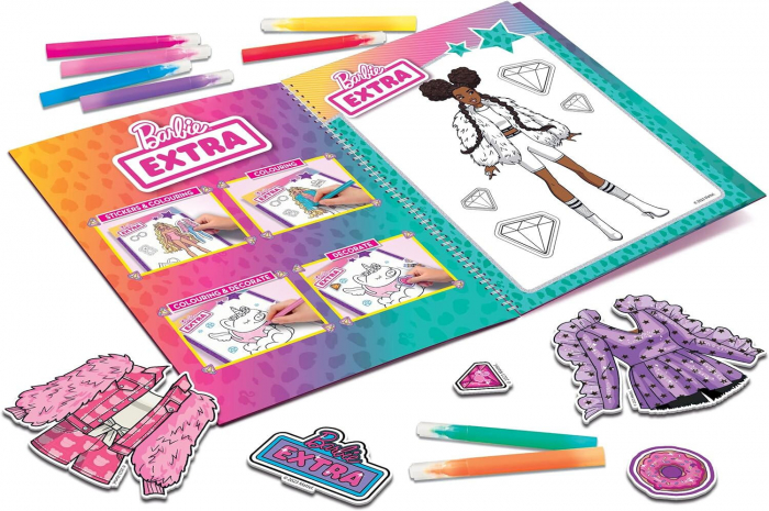 Carte de colorat cu activitati Barbie - Stilul tau [5]