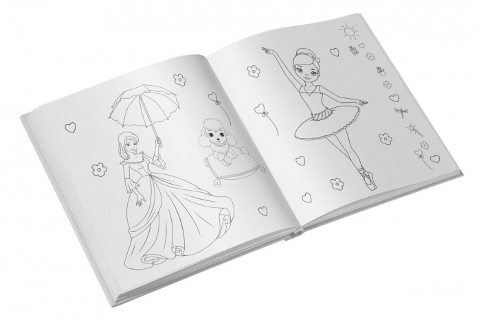 Carte de colorat DPH Colorez printese si balerine [4]