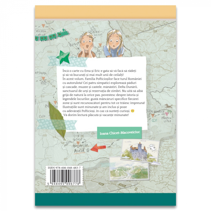 Carte DPH Iubim Sa Calatorim, Ema si Eric descopera Romania [2]