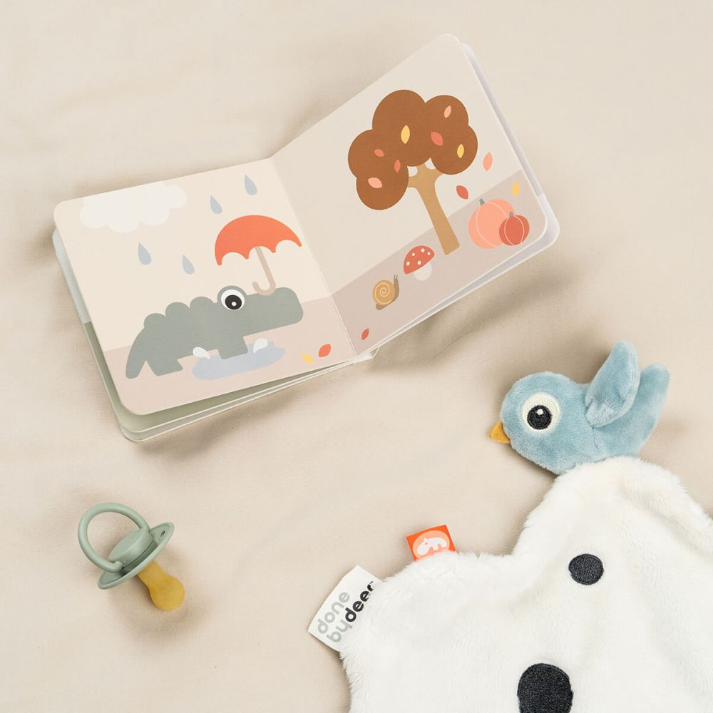 Carticica jucarie educativa anotimpuri Done by Deer Croco Colour Mix [4]