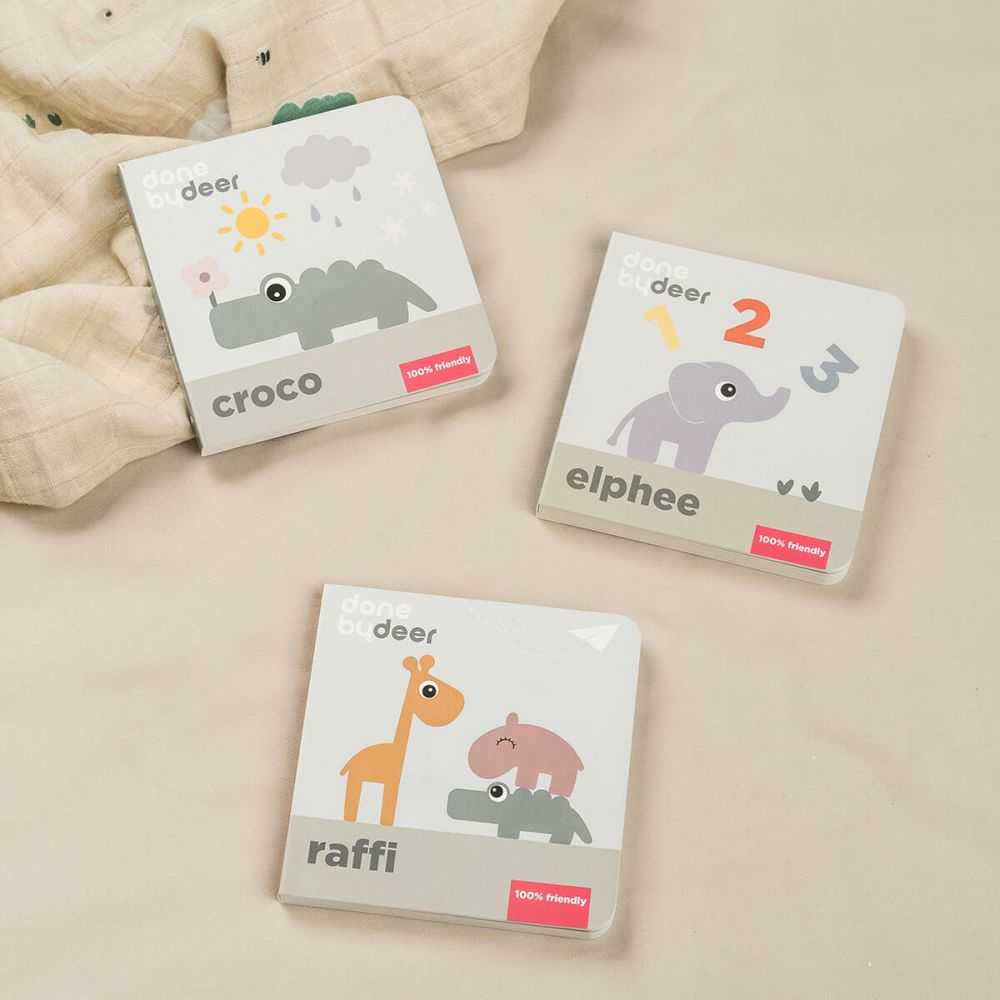 Carticica jucarie educativa anotimpuri Done by Deer Croco Colour Mix [5]