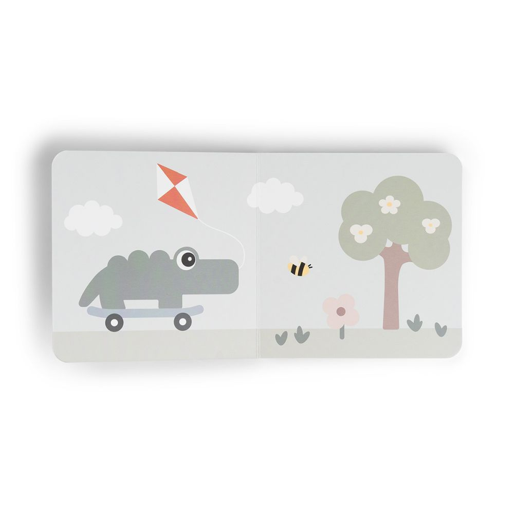 Carticica jucarie educativa anotimpuri Done by Deer Croco Colour Mix [2]