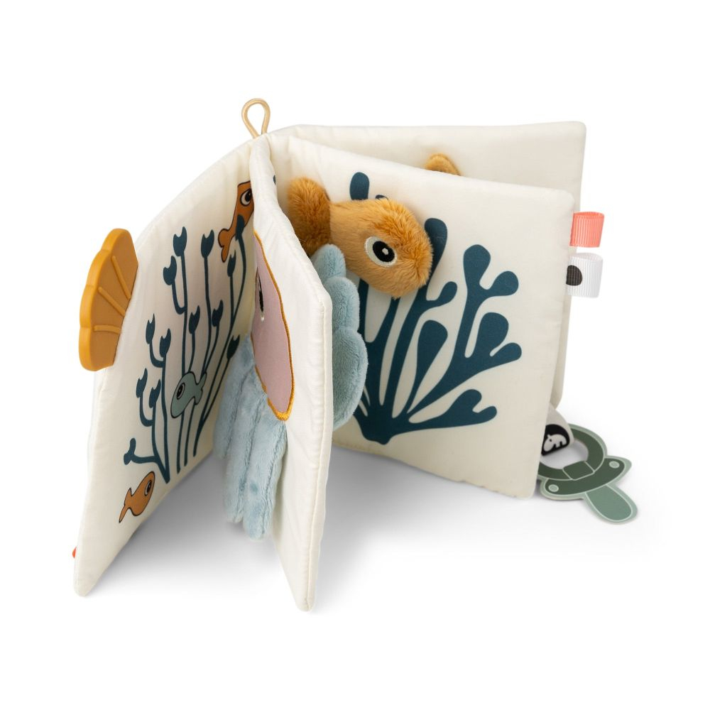Carticica senzoriala cu activitati Done by Deer Sea Friends Colour Mix [4]