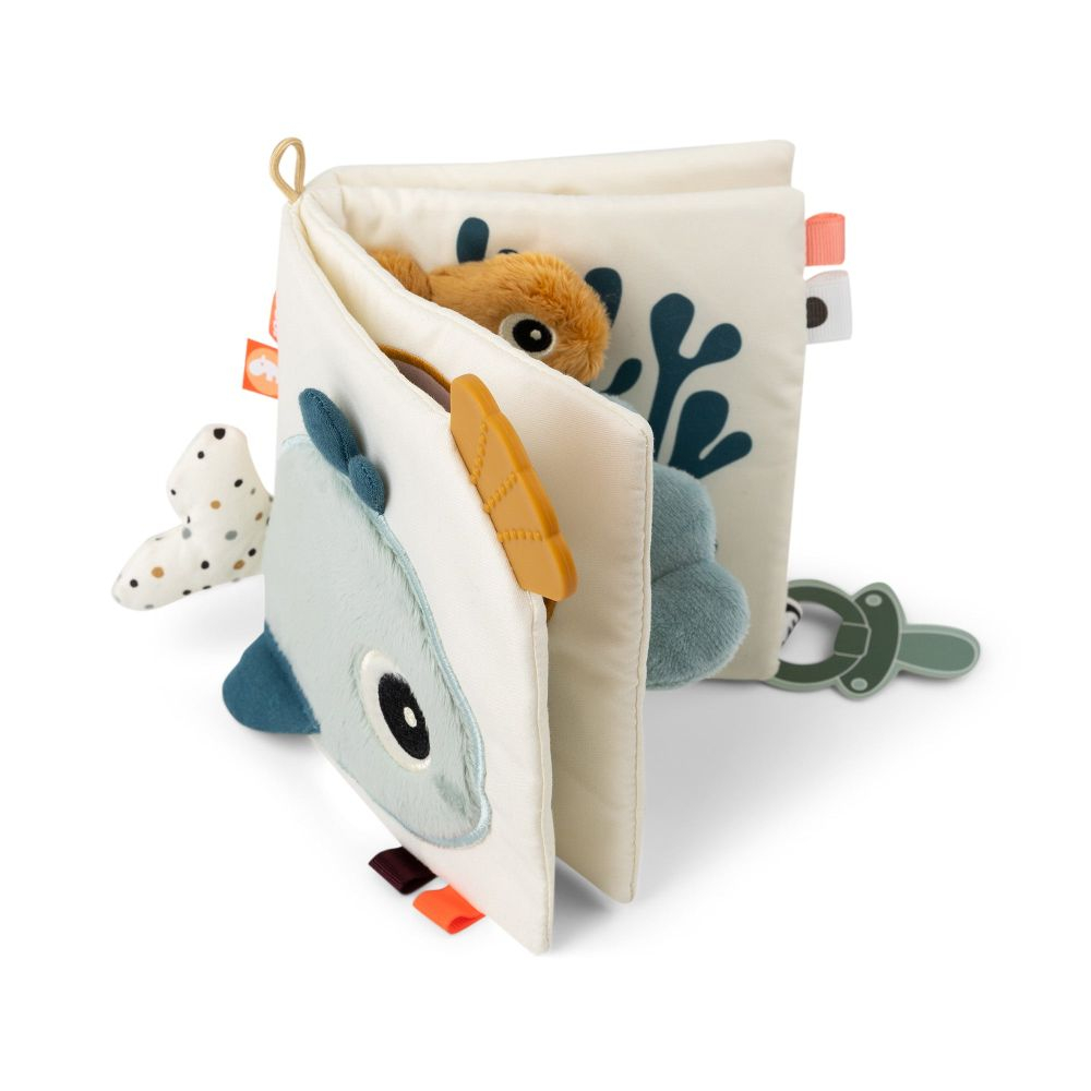 Carticica senzoriala cu activitati Done by Deer Sea Friends Colour Mix [3]