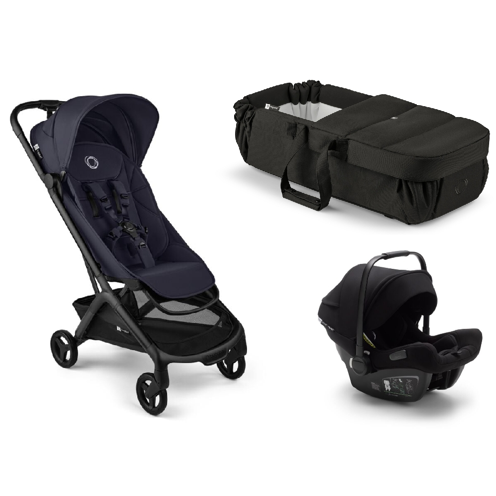 Carucior 3 in 1 Bugaboo Butterfly 2 Black Deep Indigo