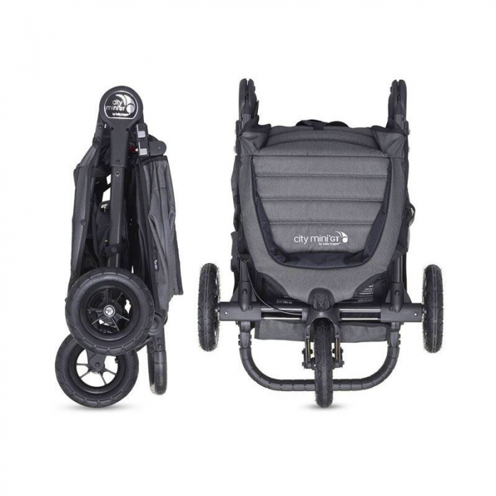 Carucior Baby Jogger City Mini GT Charcoal Denim sistem 2 in 1-Resigilat [2]