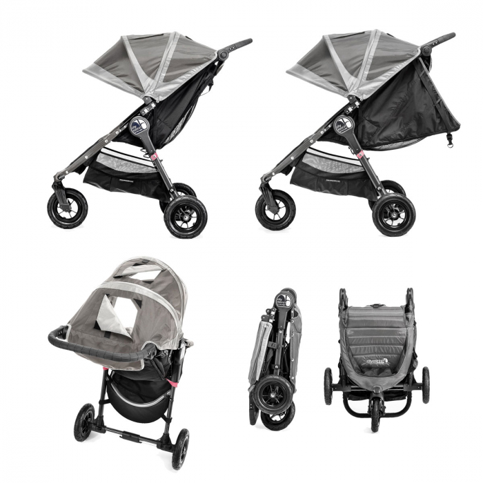 Carucior Baby Jogger City Mini GT Steel Gray Sand sistem 2 in 1 [4]