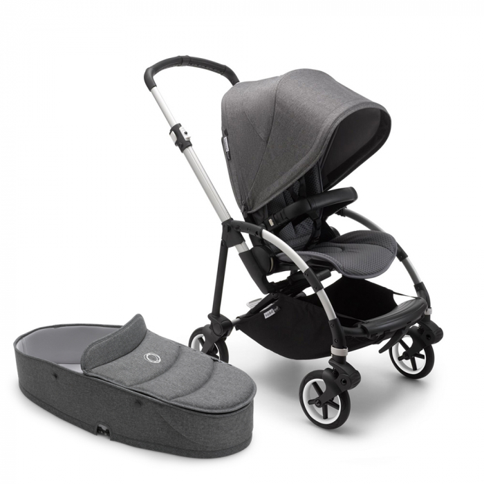 Carucior Bugaboo Bee 6 Aluminiu/Grey Melange sistem 2 in 1 [7]