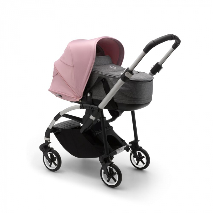 Carucior Bugaboo Bee 6 Aluminium/Grey Melange/Soft Pink sistem 2 in 1 [7]