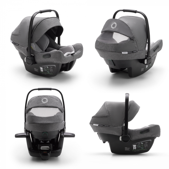 Carucior Bugaboo Bee 6 Aluminium/Grey Melange/Soft Pink sistem sistem 3 in 1 [6]