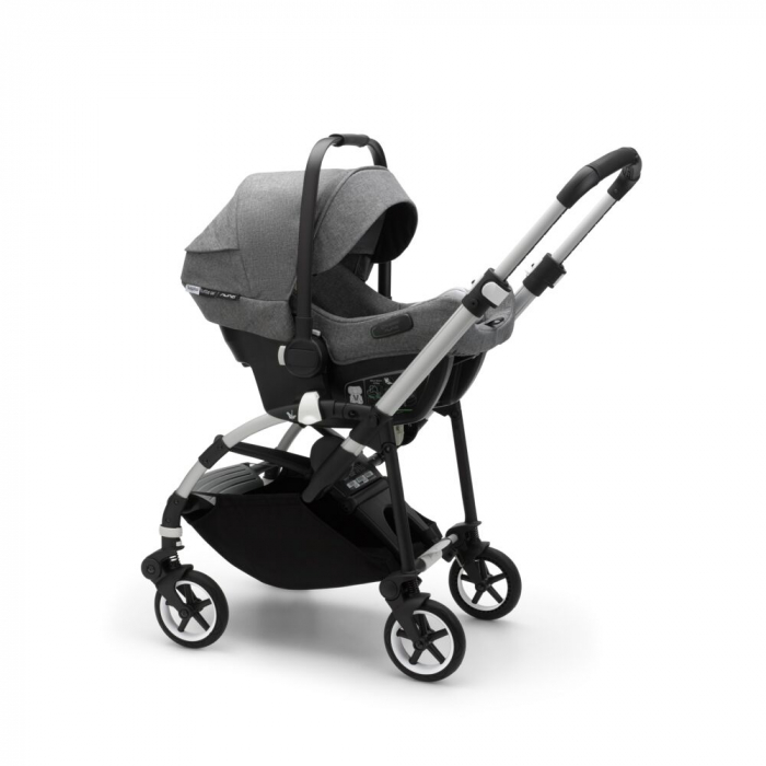 Carucior Bugaboo Bee 6 Aluminium/Grey Melange/Soft Pink sistem sistem 3 in 1 [9]