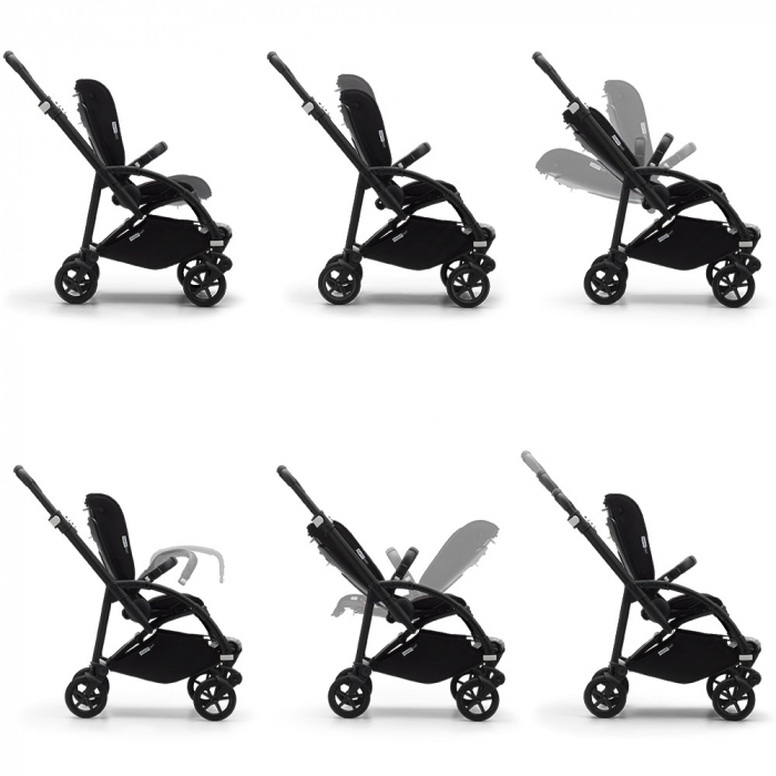 Carucior Bugaboo Bee 6 Mineral Black/Taupe 2 in 1 [7]