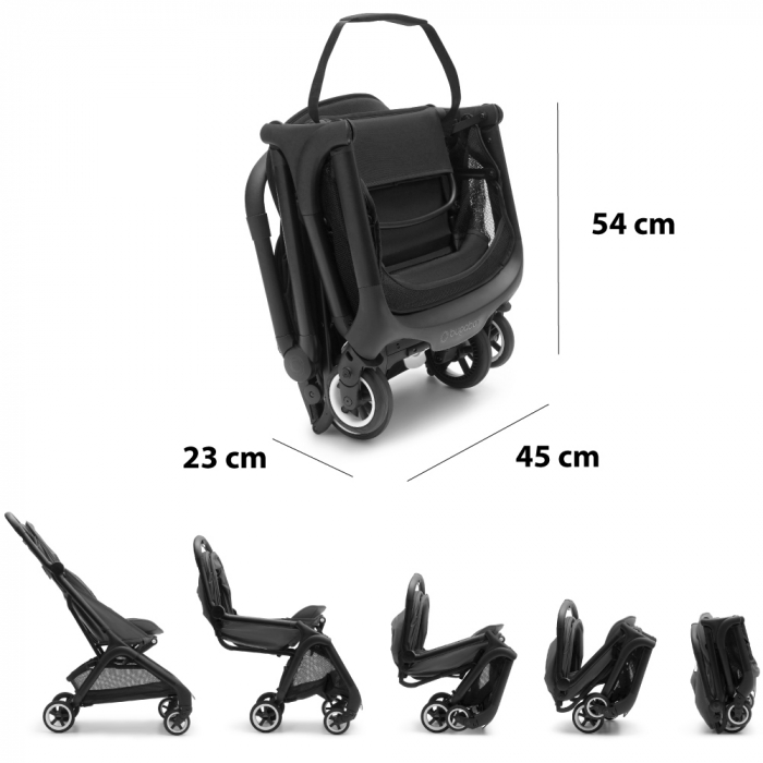 Carucior Bugaboo Butterfly Black/Stormy Blue [8]