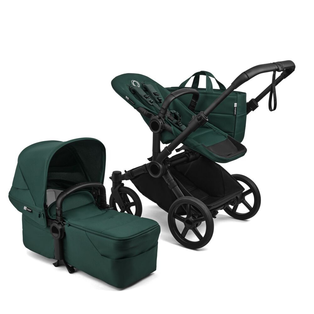 Carucior Bugaboo Donkey 6 Complete Black/Green [2]