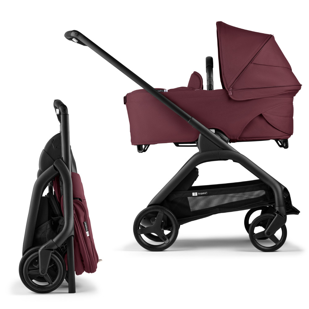 Carucior Bugaboo Dragonfly 2 in 1 Black/Dark Cherry [6]