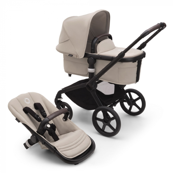 Carucior Bugaboo Fox 5 Black Desert Taupe 2 in 1 - Resigilat