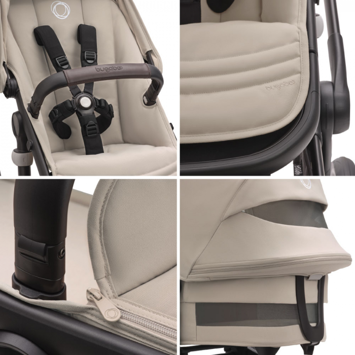 Carucior Bugaboo Fox 5 Black/Desert Taupe 2 in 1-Resigilat [9]