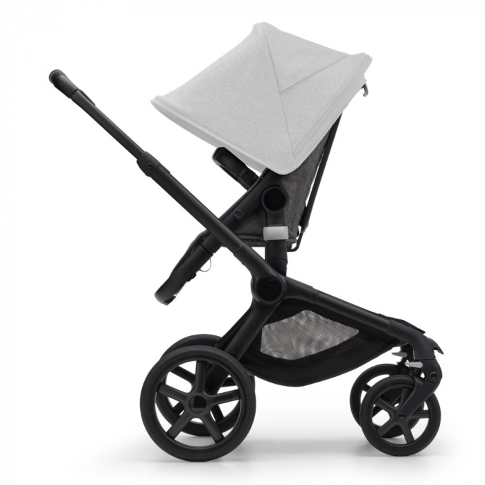 Carucior Bugaboo personalizat Fox 5 Black/Grey Melange 2 in 1 [2]