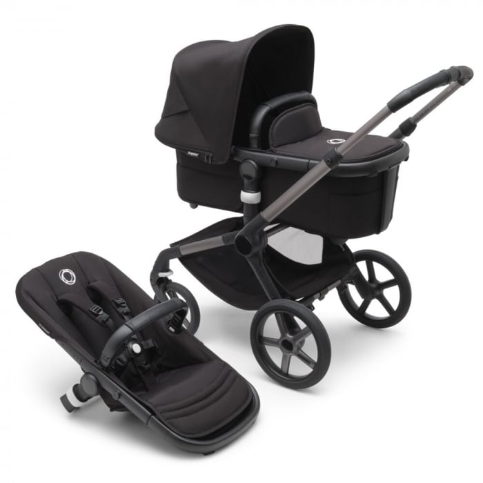 Carucior Bugaboo Fox 5 Graphite Midnight Black 2 in 1 - Resigilat