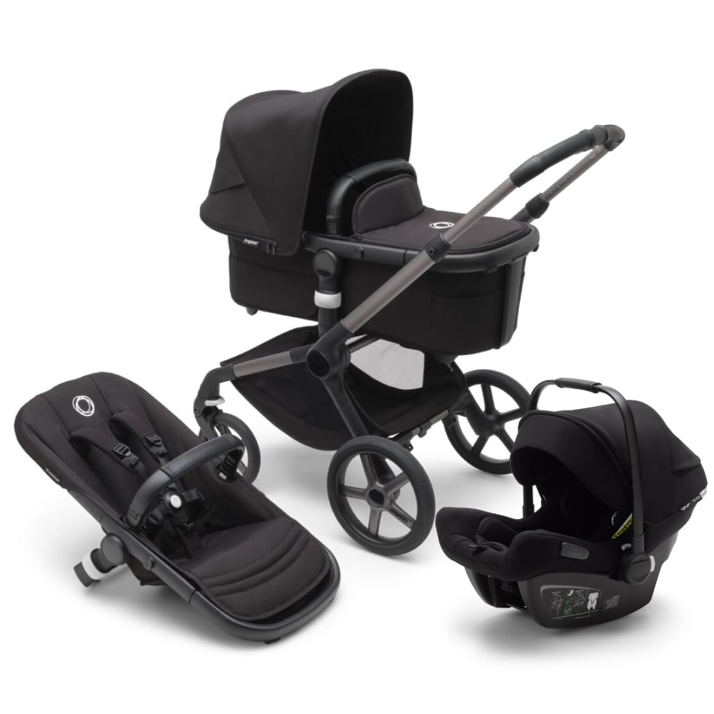 Carucior Bugaboo Fox 5 Graphite Midnight Black 3 in 1