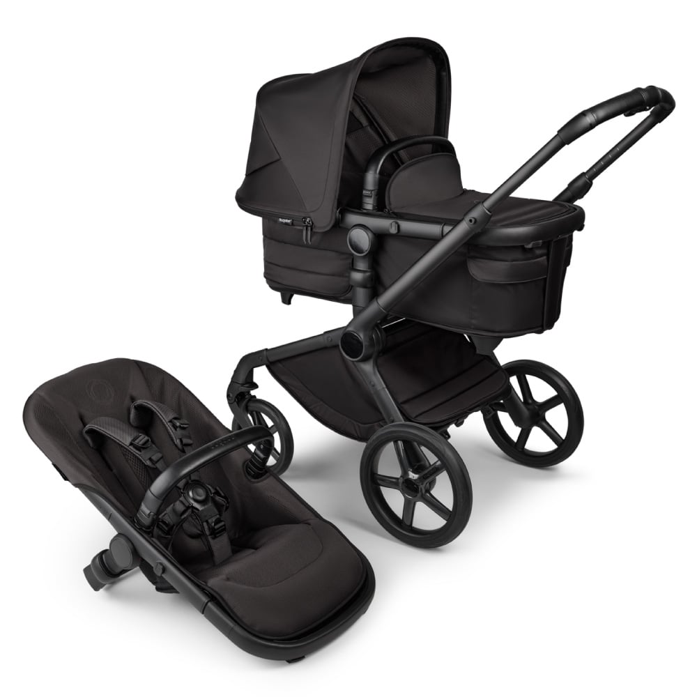 Carucior Bugaboo Fox 5 Noir Limited Edition Black Moonlight 2 in 1