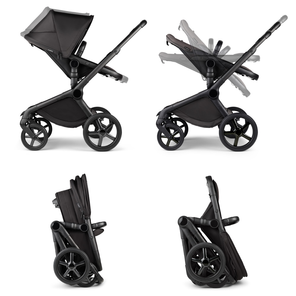 Carucior Bugaboo 3 in 1 Fox 5 Noir Limited Edition Black Moonlight [9]