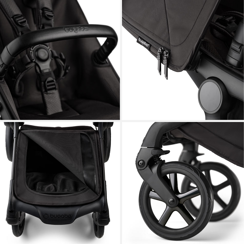 Carucior Bugaboo 3 in 1 Fox 5 Noir Limited Edition Black Moonlight [10]