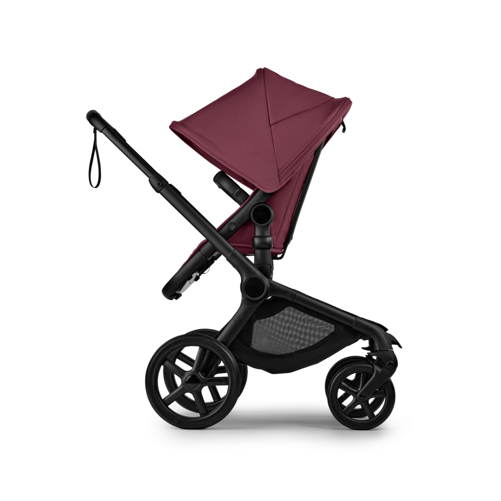 Carucior Bugaboo Fox 5 Renew Black/Dark Cherry 2 in 1-Resigilat [4]