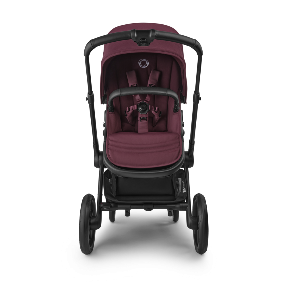 Carucior Bugaboo Fox 5 Renew Black/Dark Cherry 2 in 1-Resigilat [6]