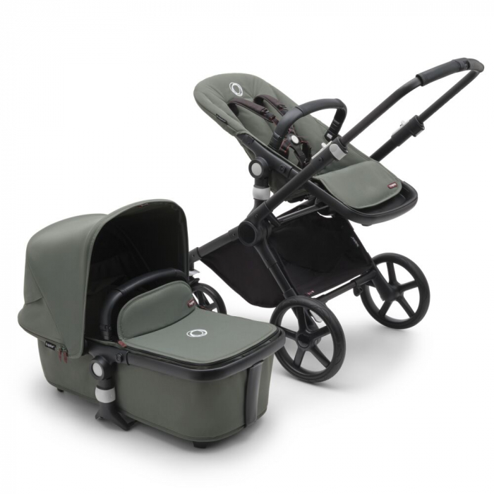 Carucior Bugaboo Fox Cub Black/Forest Green 2 in 1 [2]