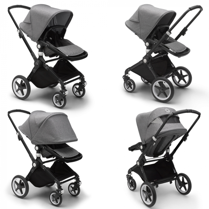 Carucior Bugaboo Lynx Black/Grey Melange 2 in 1 [6]
