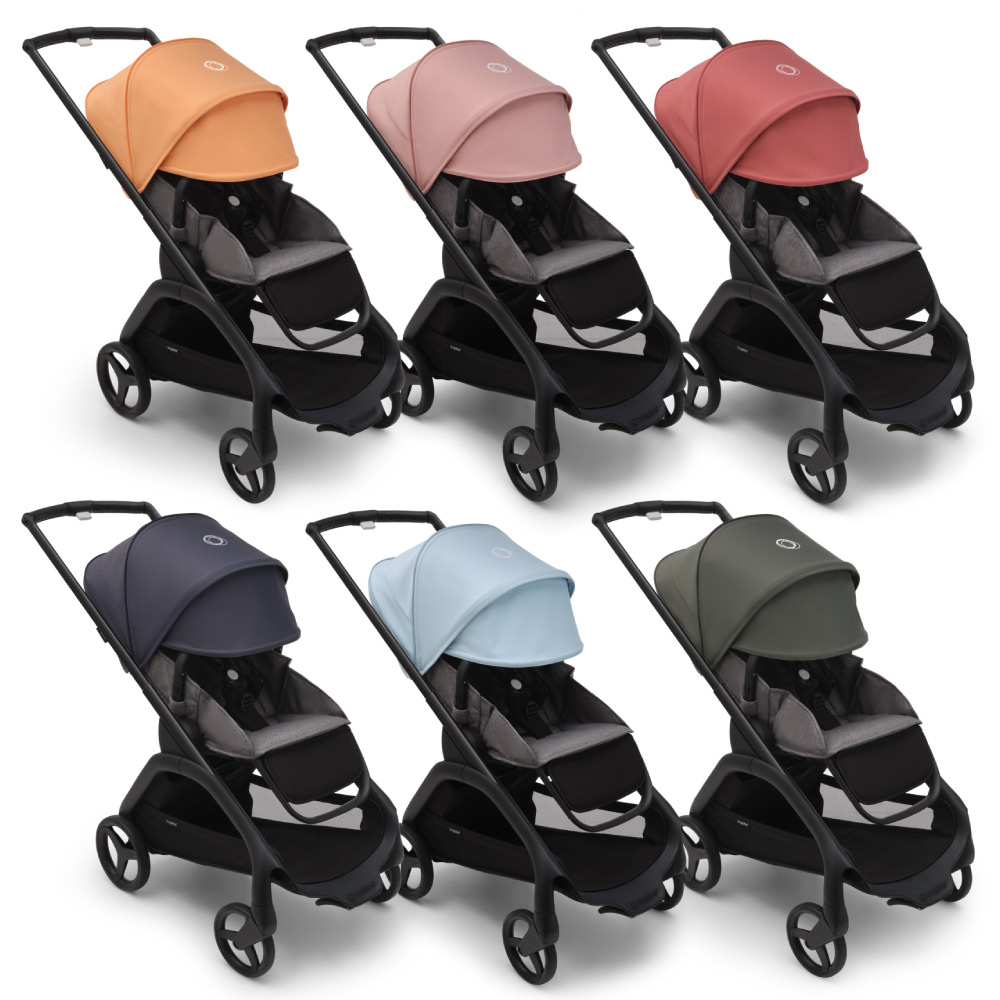 Carucior Bugaboo personalizat Dragonfly Black/Grey Melange [2]