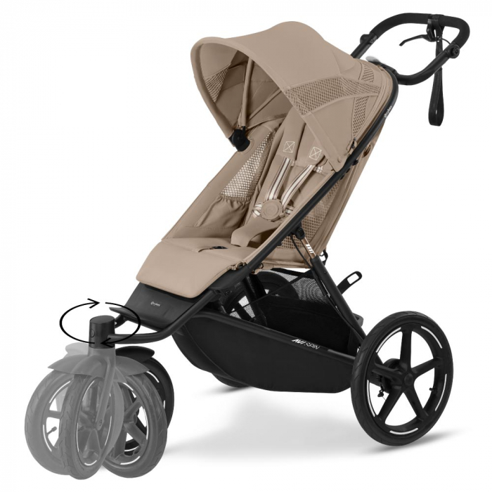 Carucior Cybex Avi Spin Black/Almond Beige [2]