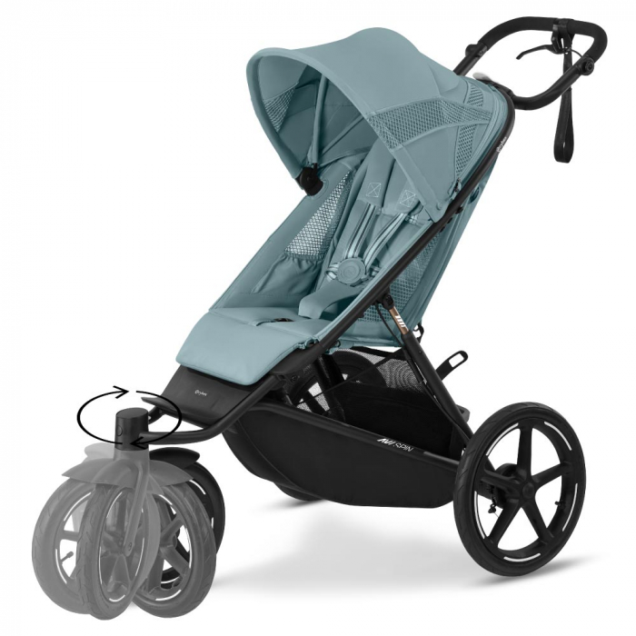Carucior Cybex Avi Spin Black/Stormy Blue [2]