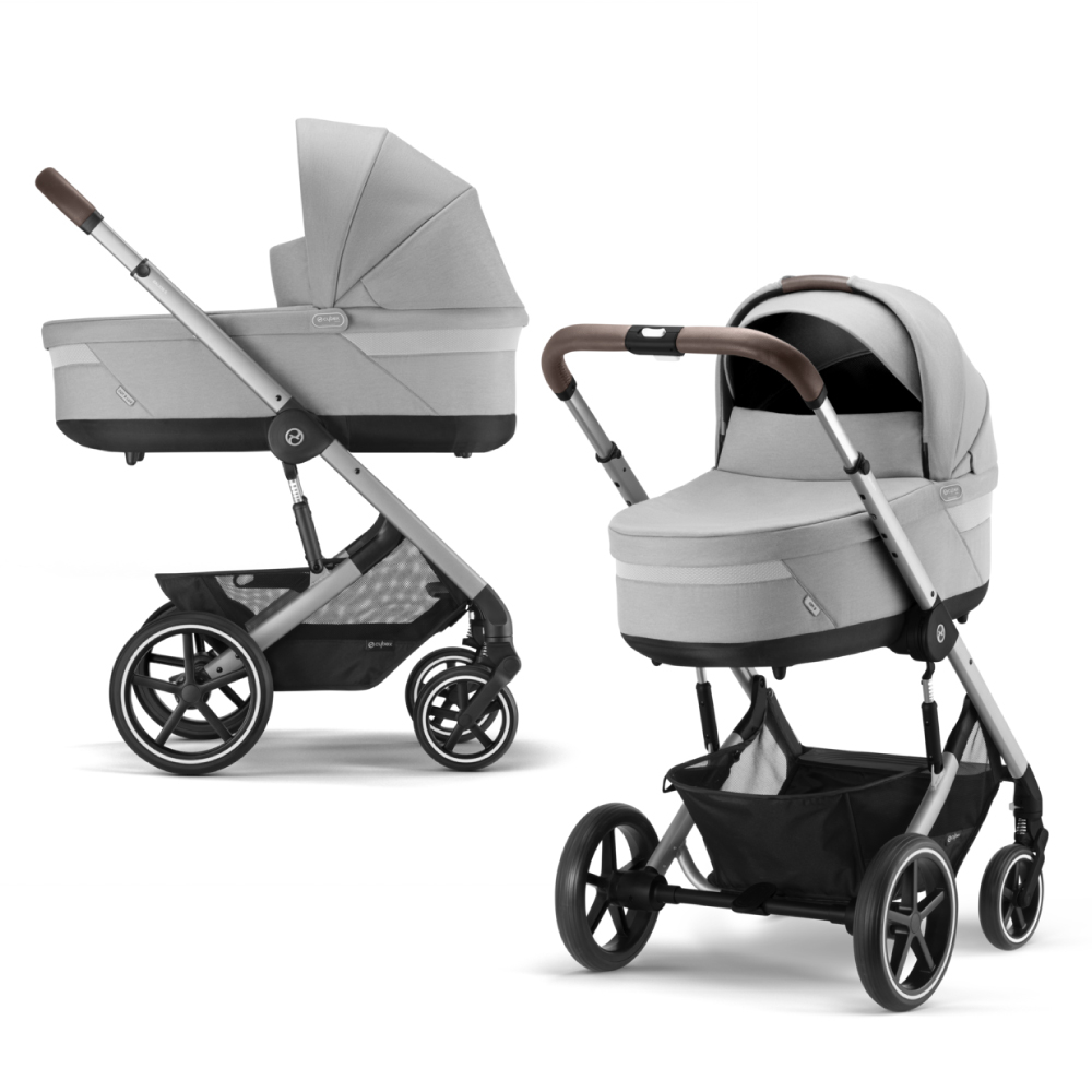 Carucior Cybex Balios S Lux 2 in 1 Silver/Stone Grey [9]