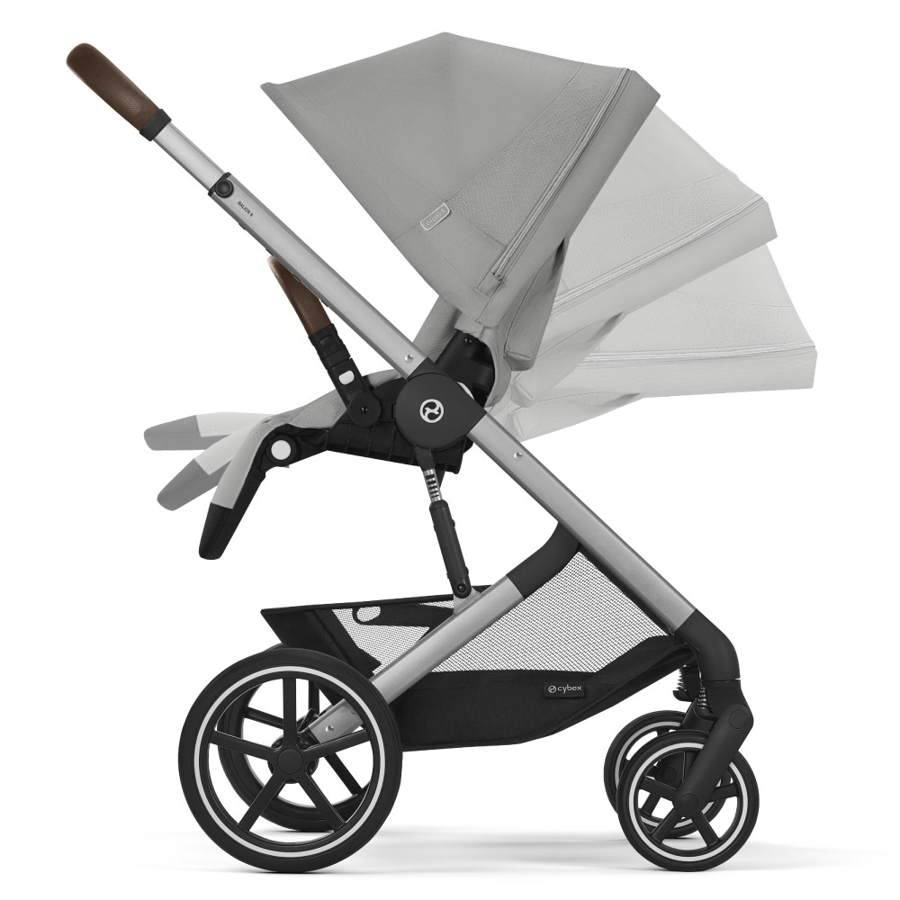 Carucior Cybex Balios S Lux 2 in 1 Silver/Stone Grey [5]