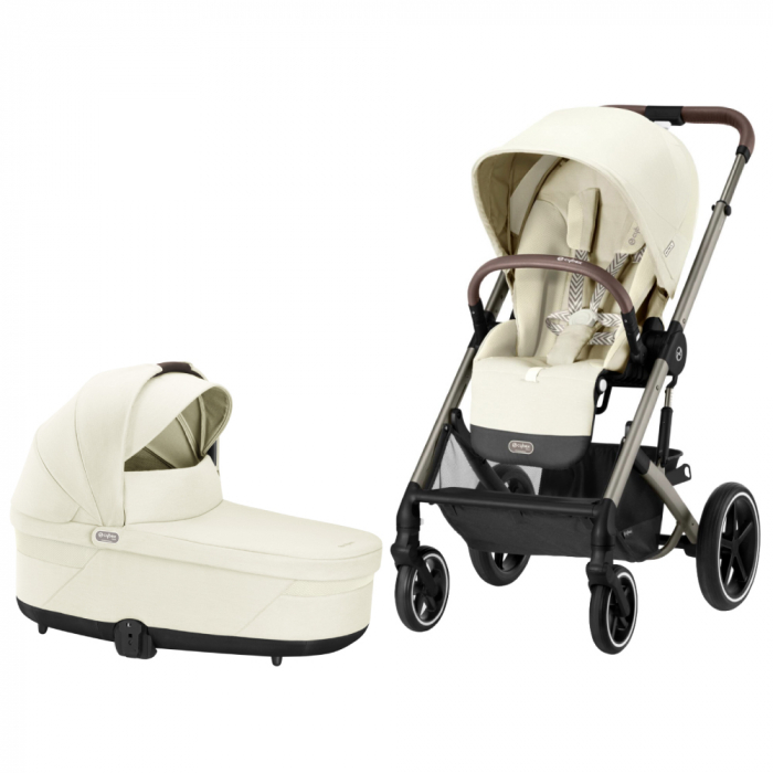 cybex balios s 2 in 1 Carucior Cybex Balios S Lux 2 in 1 Taupe Seashell Beige