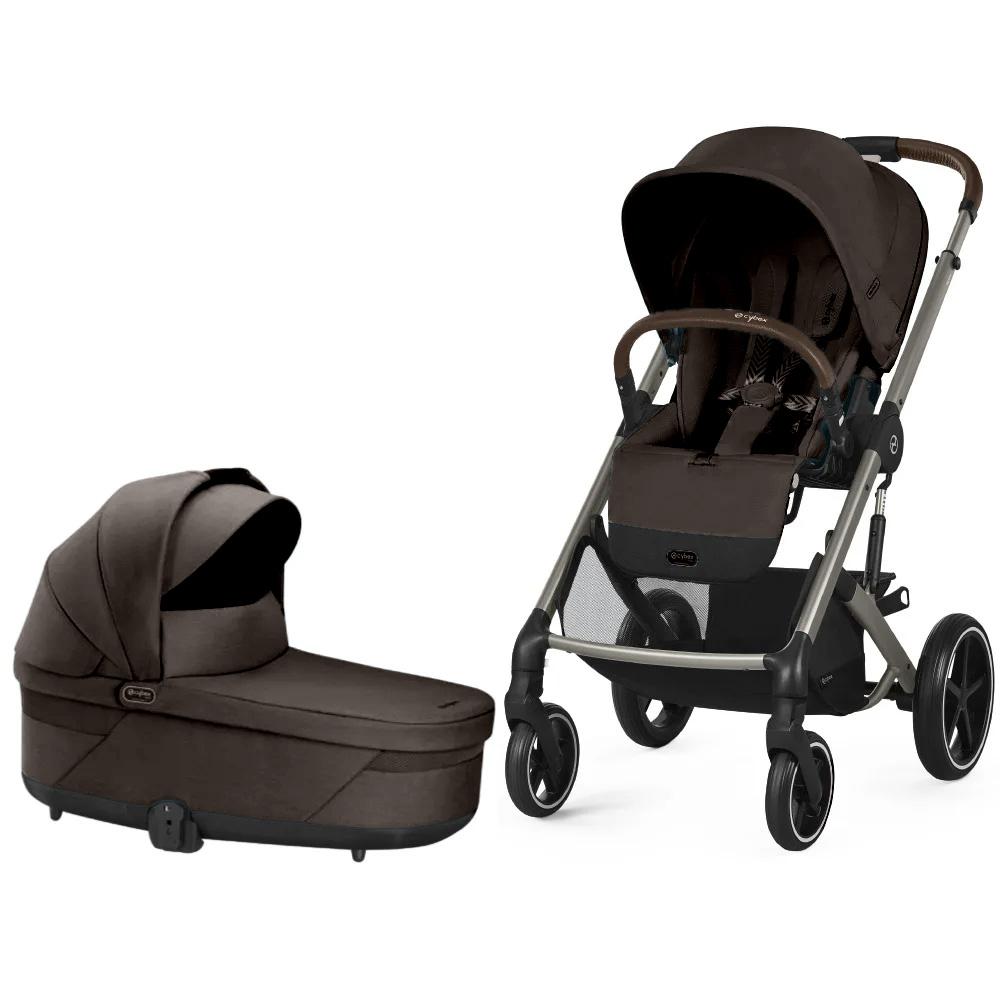 Carucior Cybex Balios S Lux 2 in 1 Taupe Chocolate Brown