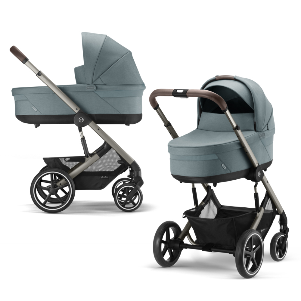 Carucior Cybex Balios S Lux 2 in 1 Taupe/Stormy Blue [9]
