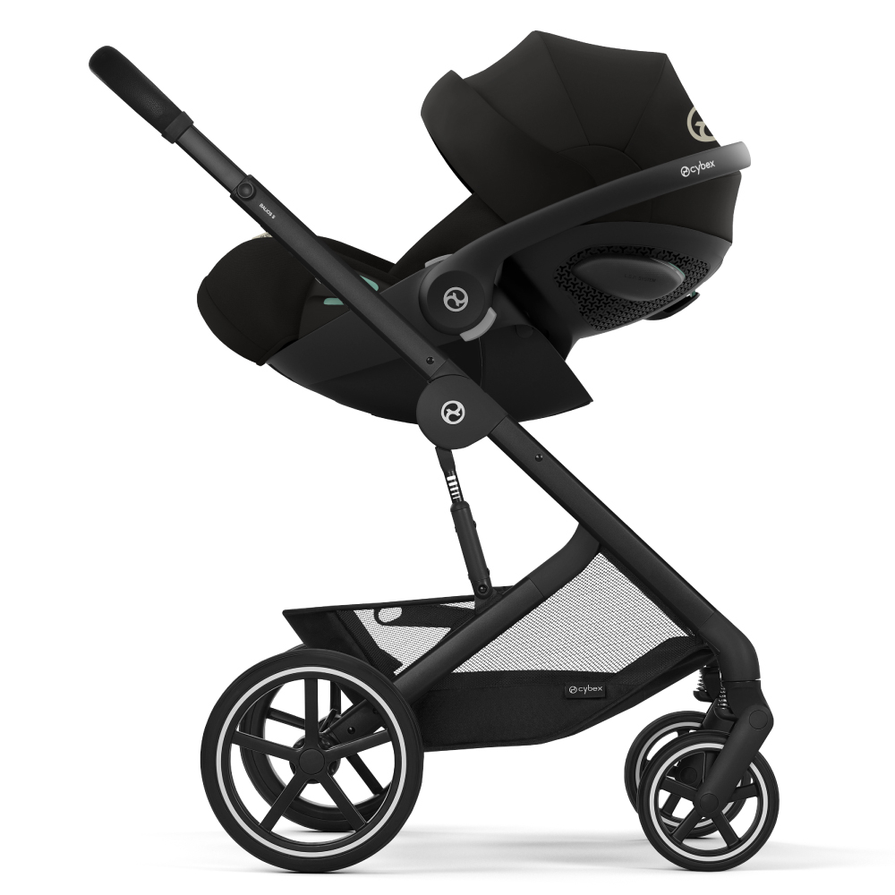 Carucior Cybex Balios S Lux 3 in 1 Black/Moon Black cu Scoica Auto Cloud G i-Size Plus reclinabila [10]