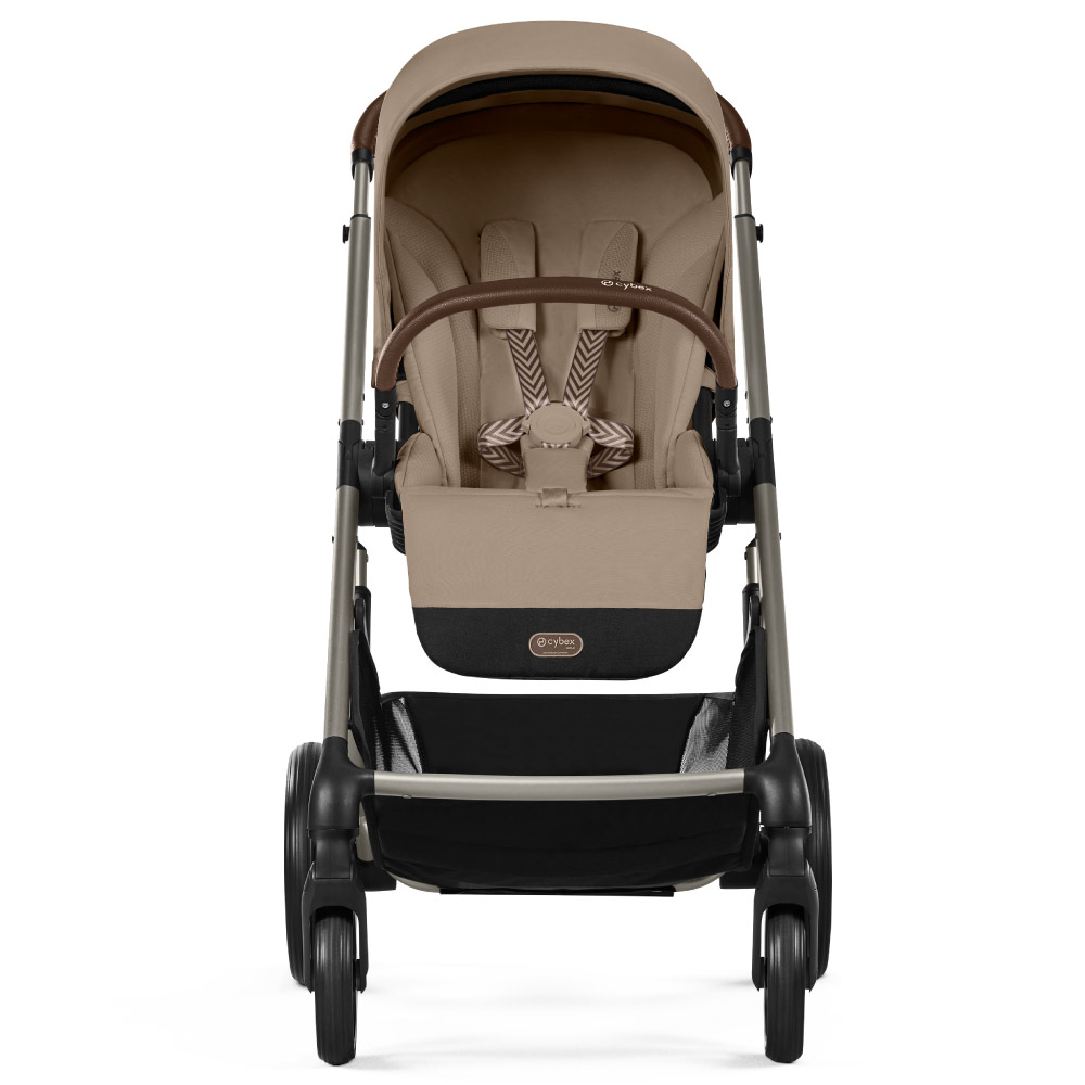 Carucior Cybex Balios S Lux 3 in 1 Taupe/Almond Beige cu Scoica Auto Cloud G i-Size Plus reclinabila [2]