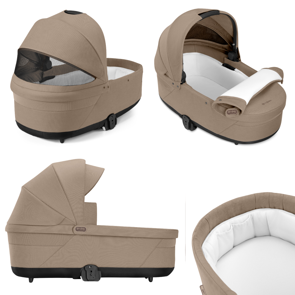 Carucior Cybex Balios S Lux 3 in 1 Taupe/Almond Beige cu Scoica Auto Cloud G i-Size Plus reclinabila [7]