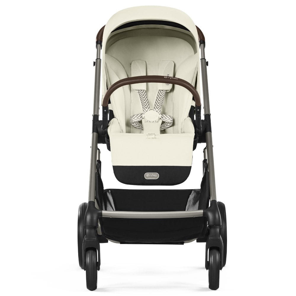 Carucior Cybex Balios S Lux 3 in 1 Taupe/Seashell Beige cu Scoica Auto Cloud G i-Size Plus reclinabila [2]