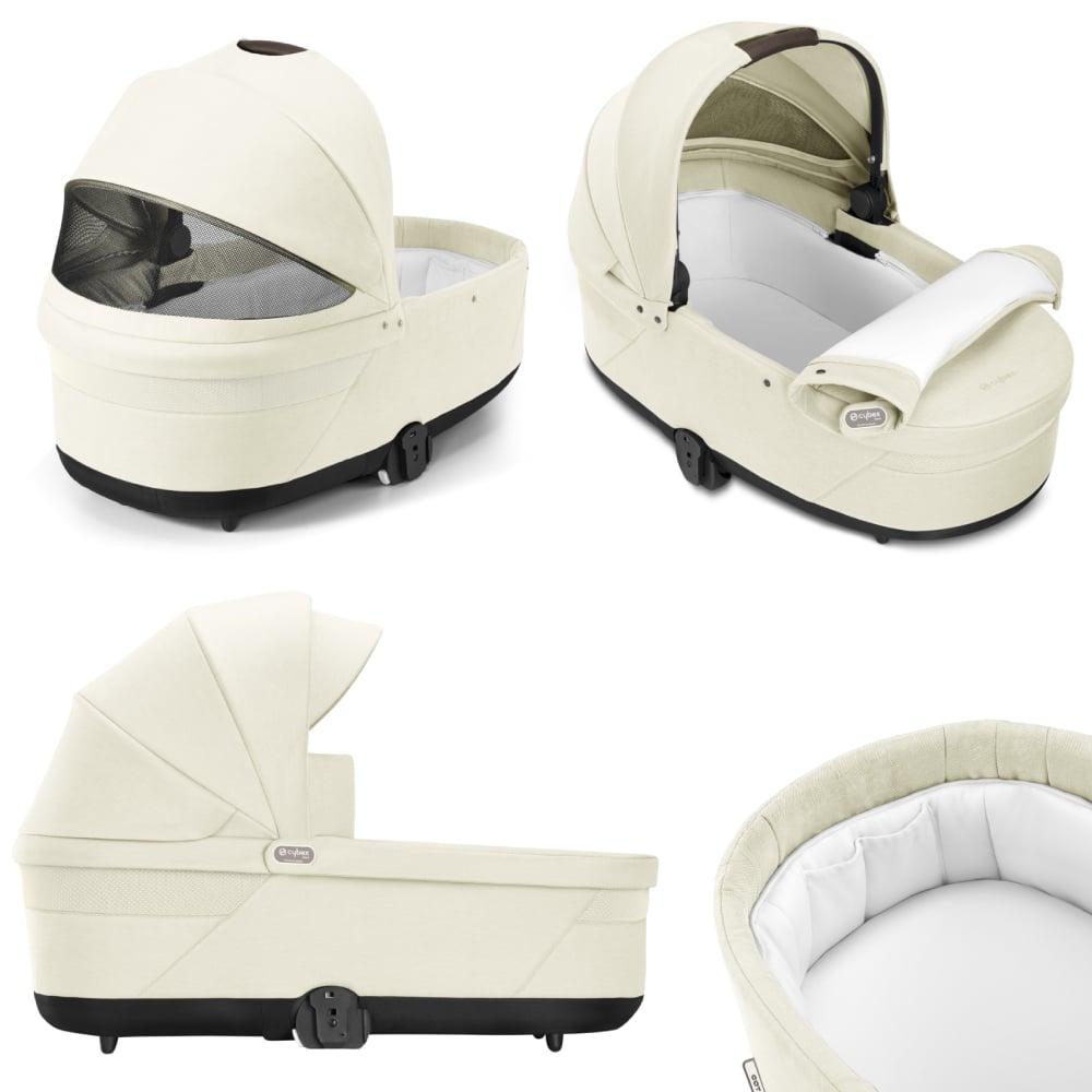 Carucior Cybex Balios S Lux 3 in 1 Taupe/Seashell Beige cu Scoica Auto Cloud G i-Size Plus reclinabila [7]